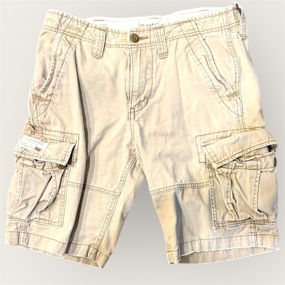 Denim & Supply Ralph Lauren Beige Cargo Shorts - Picture 1 of 10